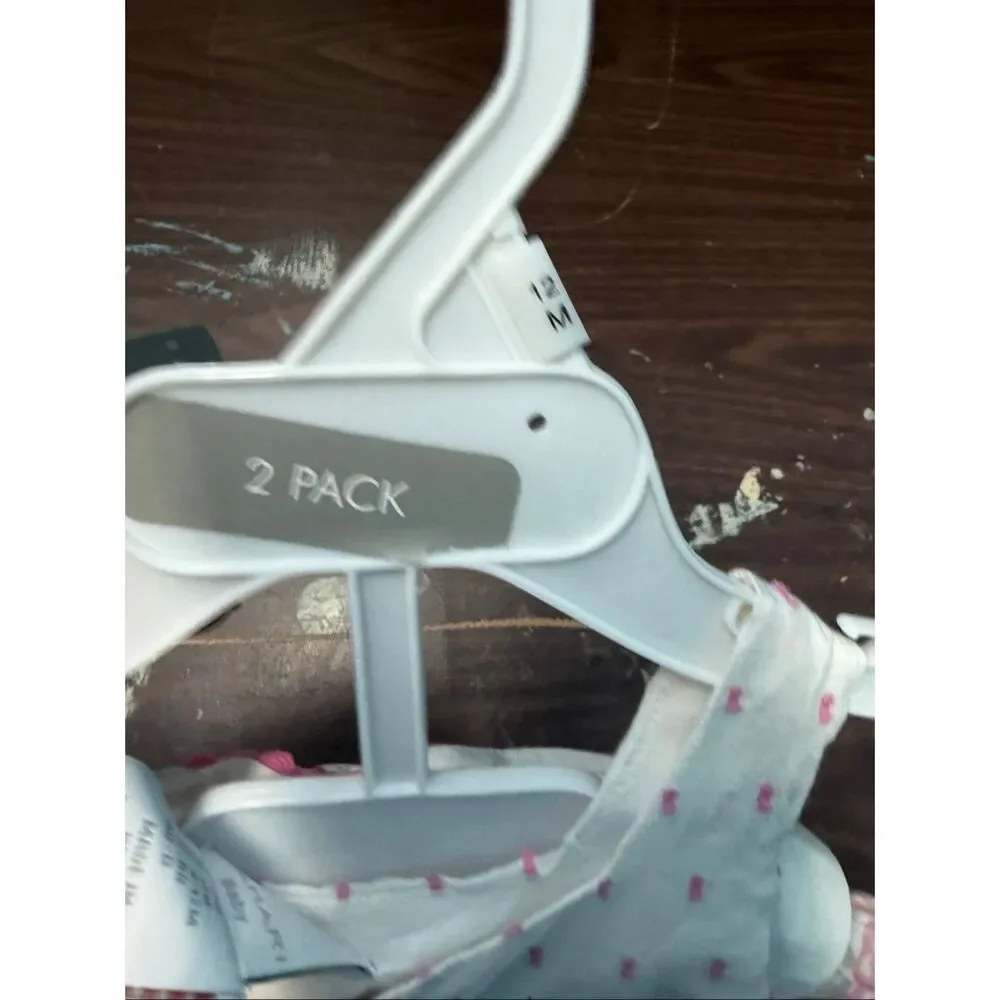 Tahari Pink Floral 2 Piece Baby Outfit Set Baby Girls Size 12 Months NEW WITH TA